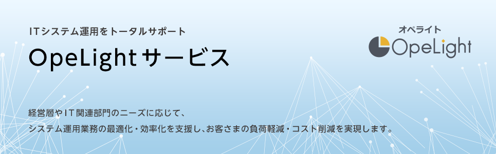 ITVXe^pg[^T|[guOpeLightT[rXv́AocwIT֘Ãj[YɉāAVXe^pƖ̍œKExAq܂̕׌yERXg팸܂B