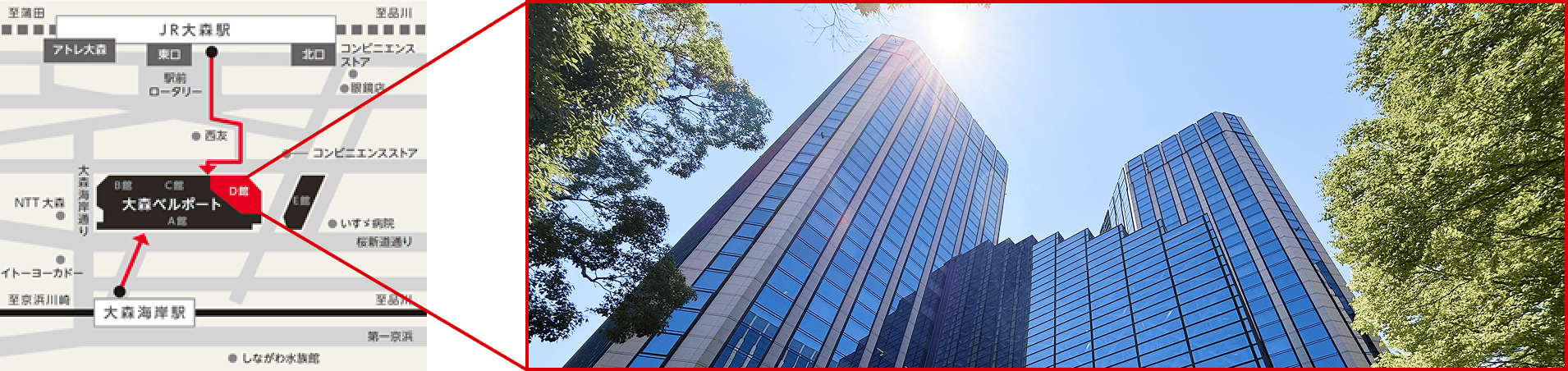 日立社会情報サービス本社の地図