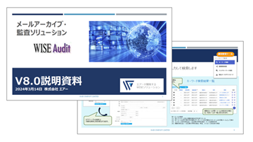 ���[���A�[�J�C�u&�t�B���^�uWISE Audit�v��������
